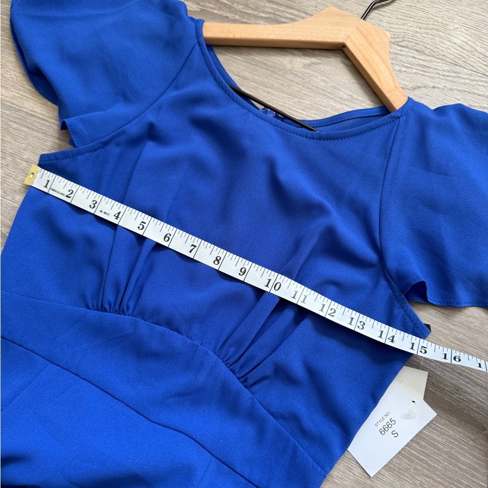 Maria Bonita Maxi Elegant Blue Women's Dress-size S-NWT - Picture 8 of 10